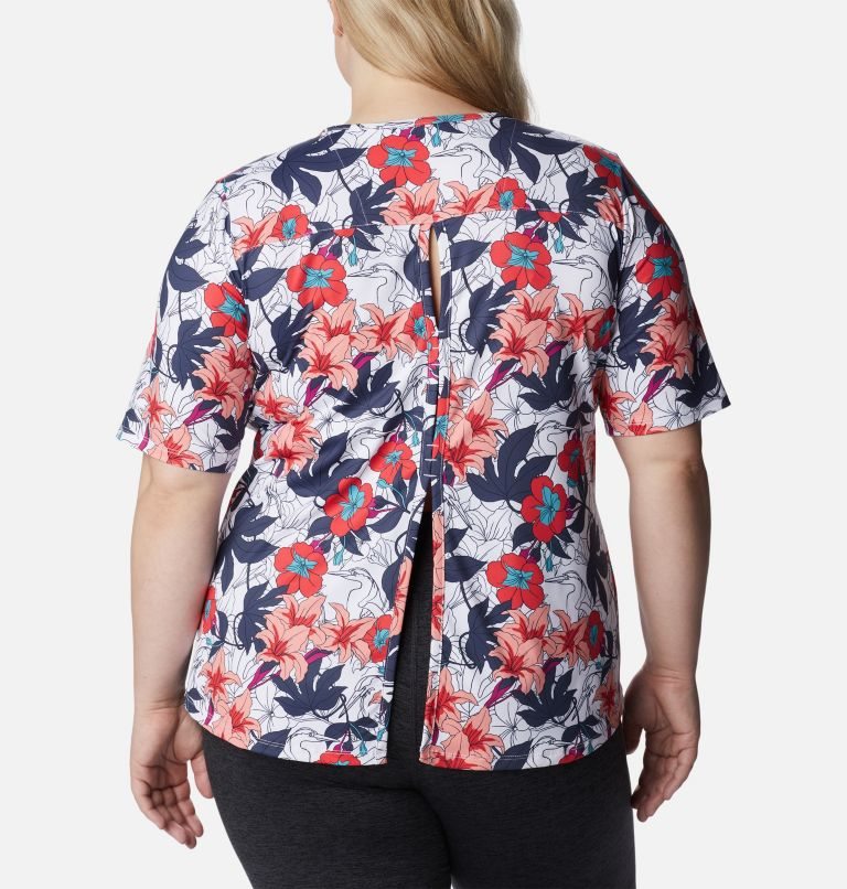 Women's Columbia Chill River T Shirts Flower | Plus Size CA-YL168